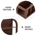 thumbnail image 3 of NIAIZEK 6Set Mini Display Rack Plastic Light Brown for Travel Entertainment Dollhouse Accessories, 3 of 6