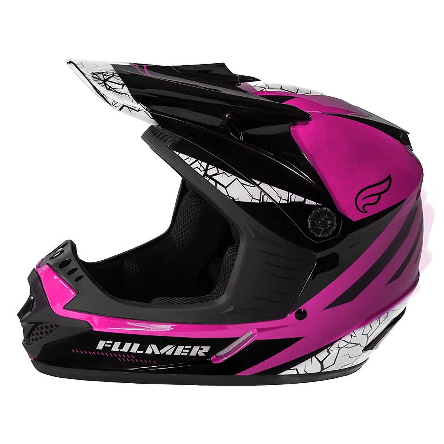 Fulmer 253 FJ2 MPX Quake Youth MX Offroad Helmet Pink SM