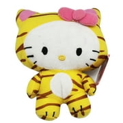 Hello Kitty In a Tiger Stripe Outfit Stuffed Plush Toy (6in)