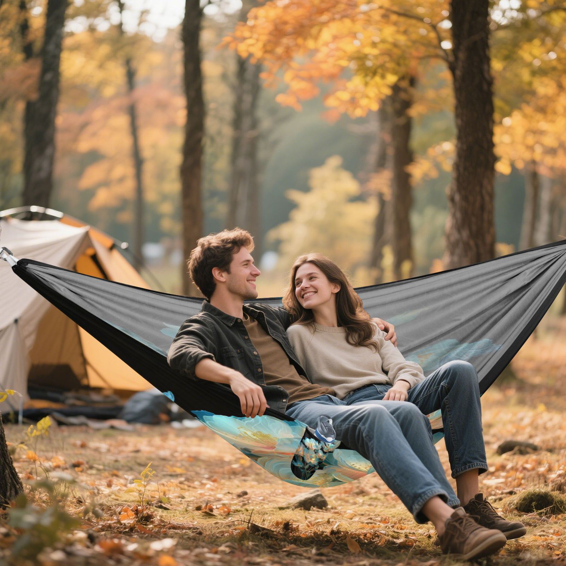 Hammock Camping Hammock Nylon Portable Hammock Travel Camping Hammock Flowers