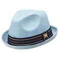 thumbnail image 1 of Peter Grimm Mens Depp Natural Straw Fedora, 1 of 4