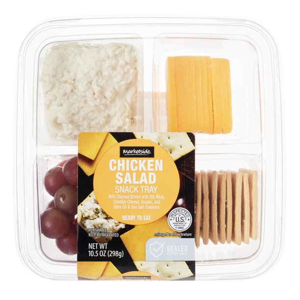 Marketside Chicken Salad Snack Tray, (Fresh Deli)