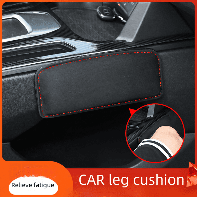 Cojín para coche, reposapiernas para rodilla, control central, reposapiés, suministros para coche, asiento de coche universal, soporte de espuma viscoelástica para piernas