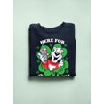 thumbnail image 3 of Here For Shenanigans - ICEE St. Patrick's Day Men's Sweatshirt, 3 of 4