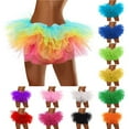 thumbnail image 2 of Mini Tulle Skirt Cute Pettiskirt Adult Female 5 Layered Tutu Skirt Ball Gown Princesses Micro Spicy Girl, 2 of 4