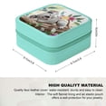 thumbnail image 2 of ZFLMY Koala Baby Koala Tree Jewelry Box Portable Travel Organizer Green, 2 of 5