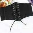 thumbnail image 2 of Cinturón de cintura ancha mujer Sunnimix cuero PU moda, 2 of 8
