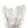 thumbnail image 5 of Vickerman 9' x 18" White Artificial Christmas Garland, Warm White LED 3MM 8 Function Lights, 5 of 5