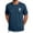 Navy, variant on HAJWOH Men's Short Sleeve Shirts Oversized Cotton Vintage Washed T-Shirt Palm Tree Graphic Tees Summer Casual Tops