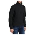thumbnail image 4 of Yellow Rooster Men's Value Fleece 1/4-Zip Male Pullover Black XS, 4 of 6