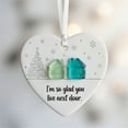 thumbnail image 5 of PLPPYFS Heart-Shaped Sea Glass Friendship Decor, Timeless Friendship Heart Keepsake, Friendship Heart Ornament for Christmas Tree Hanging Ornaments, Sea Glass Art for Best Friends, Christmas Gifts, 5 of 7