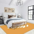 thumbnail image 2 of Fresh Leaves Rug 4x7 Area Rugs Modern Brown White Rugs Soft Non Slip Washable Non Shedding Indoor Carpet for Living Room Bedroom Home Entrance Foyer Decor, 2 of 7