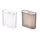 thumbnail image 5 of Ounissouiy Estuche de almacenamiento Soporte de cepillo de montaje en pared transparente Vajilla Exquisita Sin rebabas Comodidad Suministros para Juegos de accesorios de baño Transparente, 5 of 6