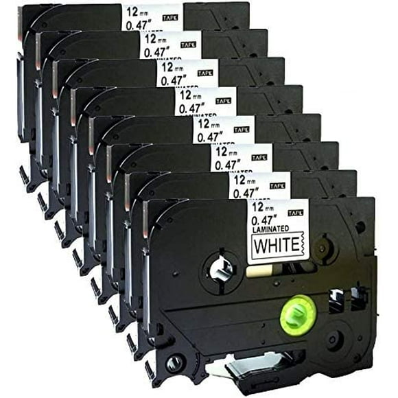 NEOUZA Tape Label Combo Set Compatible for Brother P-Touch TZ TZe 231 12mm(0.47 Inch) x 8m (26.2ft) (Black on White