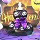 thumbnail image 5 of Disfraz de calavera negra y morada para mascotas, ropa para perros, disfraz de Halloween, 1 pieza, 5 of 6