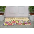 thumbnail image 4 of Calloway Mills 112861830 Welcome Floral Doormat 18" x 30", 4 of 5
