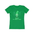 thumbnail image 2 of St Patricks Day Shirt Women Cute Irish Gnome Funny Shamrock St Pattys Day Shirts For Women Gnome Shirt, 2 of 6