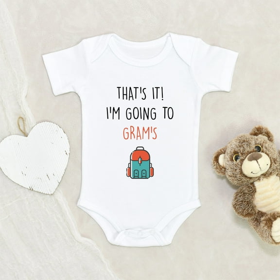 Newbabywishes - That's It I'm Going To Gramms Baby Clothes for Boys and Girls - Grandma Baby Clothes