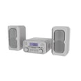 thumbnail image 4 of Sistema de estantería para CD Magnavox con Bluetooth y radio FM, color plateado, 4 of 9