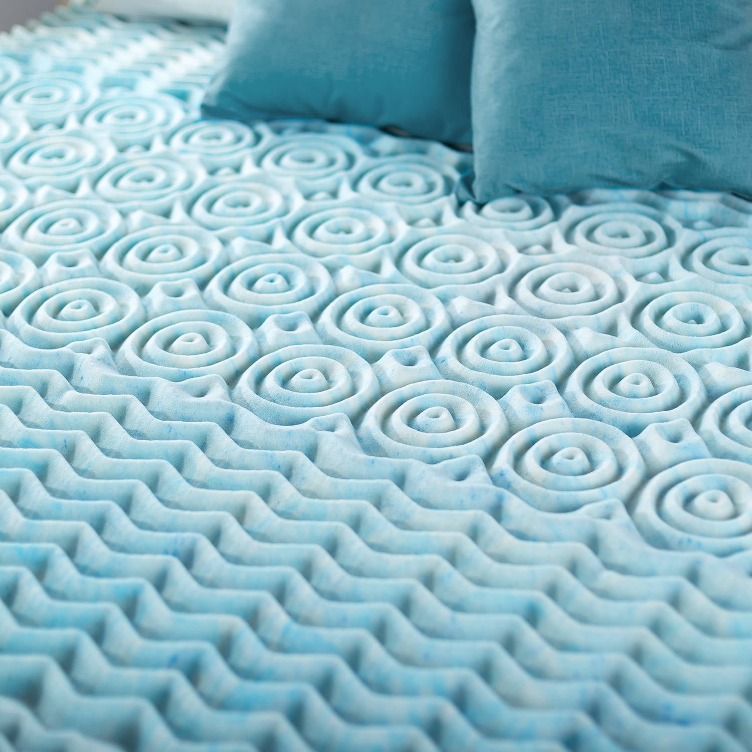 Spa Sensations Zoned Fusion Gel Memory Foam 2" Mattress Topper