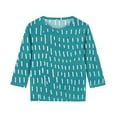 thumbnail image 4 of Lopecy-Sta Unisex Kids Baby Long Sleeve Top - Vertical Linear Design, Soft Smooth Breathable Fabric, Comfortable Daily Wear for Active Play, Spring Autumn Outfit, 4 of 6