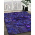 thumbnail image 2 of Ahgly Company Indoor Round Patterned Purple Amethyst Purple Area Rugs, 8' Round, 2 of 6