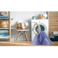 thumbnail image 2 of Ahgly Company Machine Washable Indoor Round Transitional Jeans Blue Area Rugs, 7' Round, 2 of 7