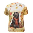 thumbnail image 2 of Welcome Fall Newfoundland Enjoys School Time Autumn Fall Leaves All Over Print 3D Shirt Unisex Merch Newfie Dog Lover Gifts - 02013, 2 of 6