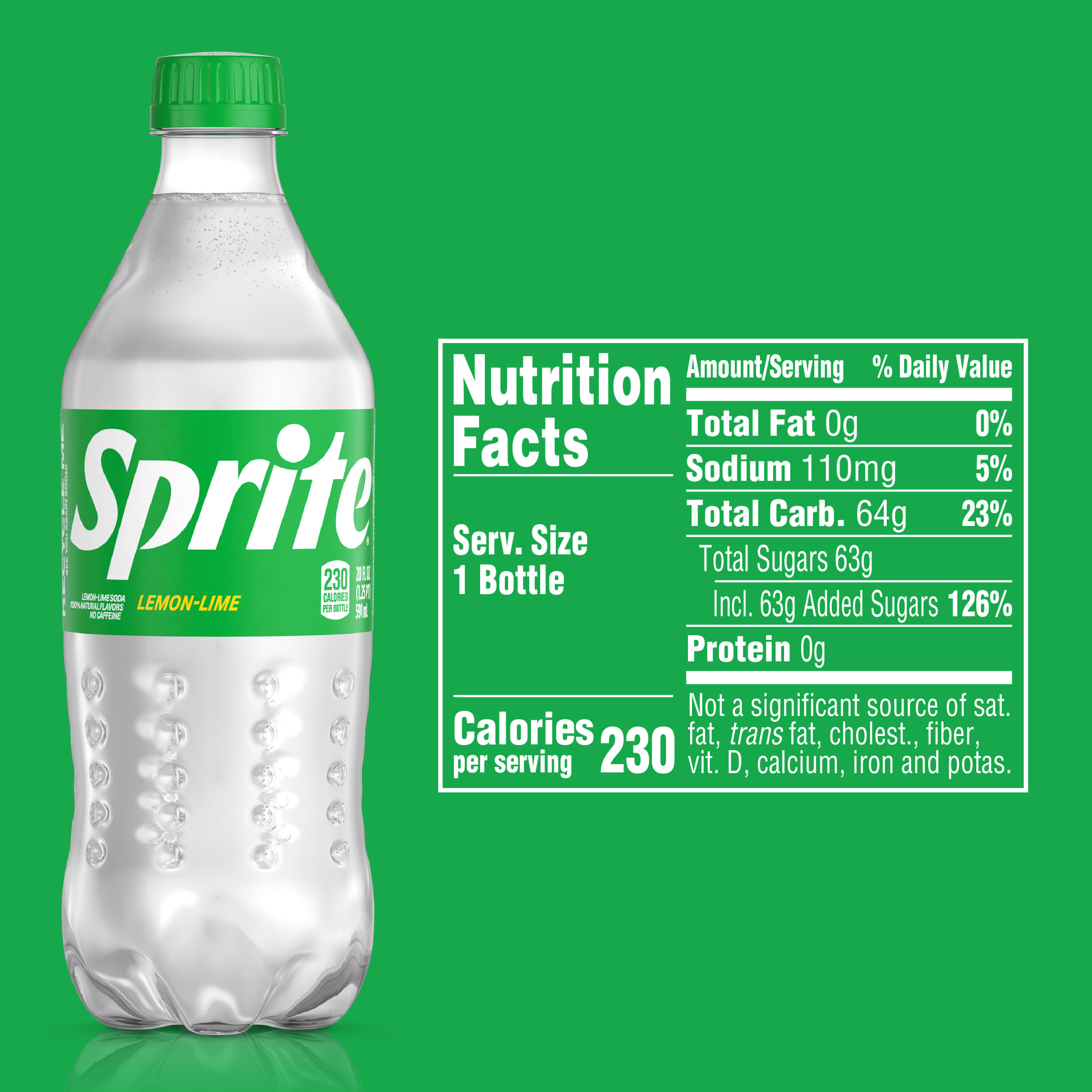 Sprite Nutrition Label Sprite Nutrition Label