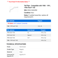 thumbnail image 2 of Tail Line - Compatible with 1988 - 1991, 1996 Ford F-150 1989 1990, 2 of 2