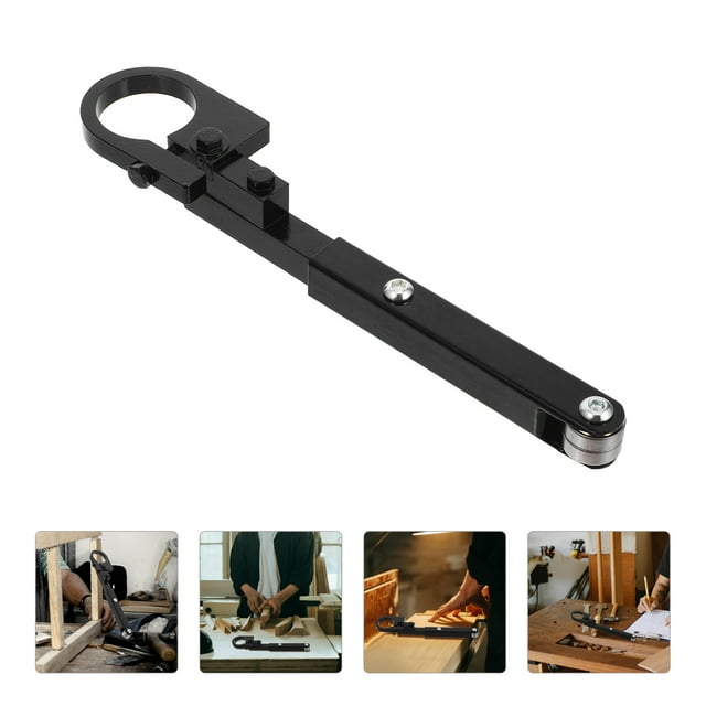 VERDANVERSE 1Set Alloy Belt Sander Attachment Kit for Angle Grinder Woodworking Projects Complete Kit