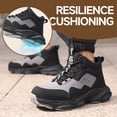 thumbnail image 5 of LAoutun Work Boots for Men Steel Toe Boots Wear-resistant Indestructible Construction Boots, 5 of 6