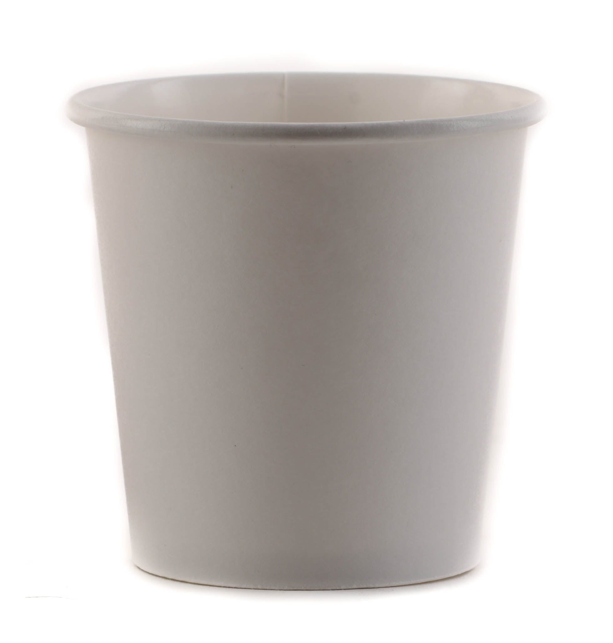 ECODESIGN-US 4 Ounce Disposable Espresso Paper Hot Cups with Black Lids - 50 Sets - Print - Small Portion Sample Shots