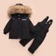 thumbnail image 1 of Xihbxyly Mono de Invierno para Bebé, Chaqueta de Plumón de Dos Piezas con Entrepierna Desmontable, Tejido Repelente Al Agua, Aislamiento Térmico para Esquí, Senderismo y Actividades Al Aire Libre, pa, 1 of 6