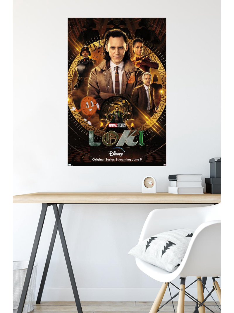 marvel Loki/ロキ　サイン入りポスター(額縁なし) Marvel Loki - One Sheet Wall Poster, 22.375