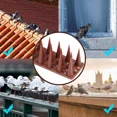 thumbnail image 4 of 10 Pzs Picos Anti Trepado Aves Palomas Y Gatos,10pcs-Transparent, 4 of 10