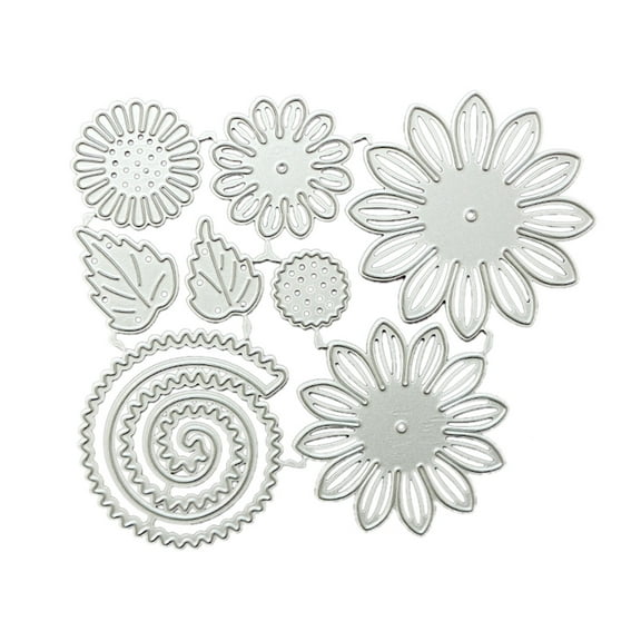 Flower Leaf Metal Cutting Dies Scrapbooking Stencil Die Cuts Card Embossing
