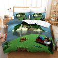 thumbnail image 2 of Minecraft Duvet Cover Microfiber Bedding Set, 3D Printed Gaming Quilt Cover And Pillowcasessebneei, 2 of 4