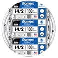 thumbnail image 1 of Cable Southwire Romex, marca Simpull, sólido, para interiores, 14/2 W/G, NMB, bobina de 100 pies, 1 of 9