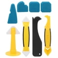 thumbnail image 2 of Juego de 8 herramientas de acabado para calafateo, espátula de silicona portátil, raspador y pala multifuncional., 2 of 14