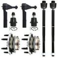 thumbnail image 3 of SCITOO 8pcs Suspension Kit 2 Front Lower Ball Joint 2 Outer 2 Inner Tie Rod End 2 Wheel Hub Bearing for Cadillac Escalade for Chevrolet Silverado Suburban 1500 Tahoe for GMC Sierra 1500 Yukon XL 1500, 3 of 5