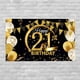 thumbnail image 5 of Cateissary Banner de fondo de feliz cumpleaños Fondo de fotografía Banner de feliz cumpleaños Kits de decoración para fiestas 21 años Cateissary HA002690-03, 5 of 6