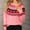 004Pink, variant on Womens Cute Heart Sweaters Valentines Oversized Knit Sweatshirts Pullover Long Sleeve Crewneck Love Pink Sweater
