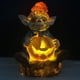 thumbnail image 3 of Fiudx Lámpara de Calabaza de Halloween, Artesanía de Resina Iluminada, Diseño Único de Lámpara Colgante, Estética Minimalista, Decoración de Jardín Al Aire Libre, Ambiente de Fiesta Espeluznante, Tam, 3 of 3
