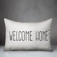 thumbnail image 2 of Creative Products Welcome Home White and Black 14x20 Indoor / Outdoor Pillow, 2 of 2