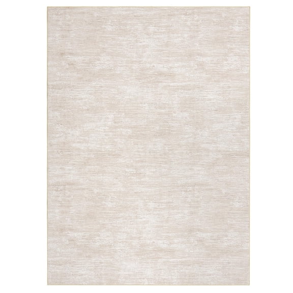 Washable 5x7 Rugs for Bedroom Modern Solid Floor Rugs for Living Room Non Slip Stain Resistant Area Rug for Dining Room Dorm Neutral Farmhouse Rug Beige