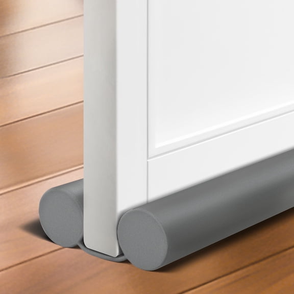 TIFOR Door Draft Stopper Stripping Noise Blocker Window Breeze Blocker Adjustable Door Sweeps, 36 inch Grey