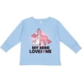 thumbnail image 3 of Inktastic My Mimi Loves Me Llama Girls Long Sleeve Toddler T-Shirt, 3 of 5