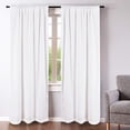 thumbnail image 1 of Levtex Home - 100 % Lin - Rideau de 84 Po (Ensemble de 2) - Lin Lavé - Blanc - Draperie (50 x 84 Po), 1 of 4