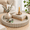 Gray, variant on Gray Decorative Concrete Serving Tray for Home Coffee Table Centerpiece
